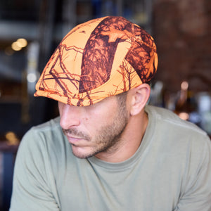 Mossy Oak Single Panel Boston Scally Cap - Blaze - alternate image 2
