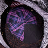 The Grim Reaper Head Boston Scally Cap - Shadow Plaid - alternate image 14
