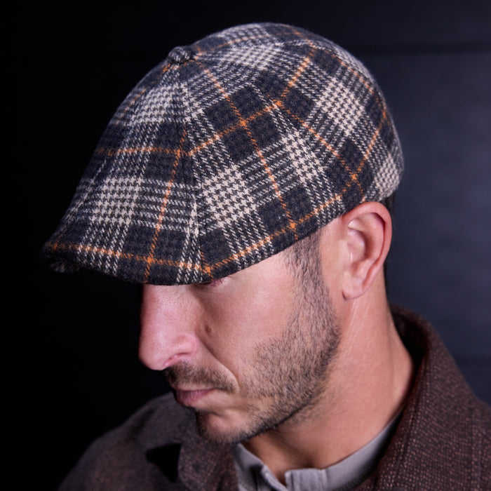 The Crawler Boston Scally Cap - Cobweb Plaid - alternate image