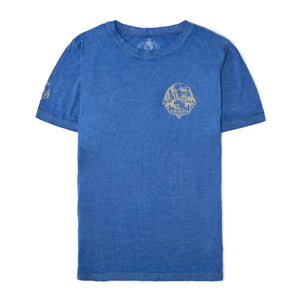 Boston Scally The Sailor: Sand and Sea Tee T-Shirt - Twisted Navy - featured image
