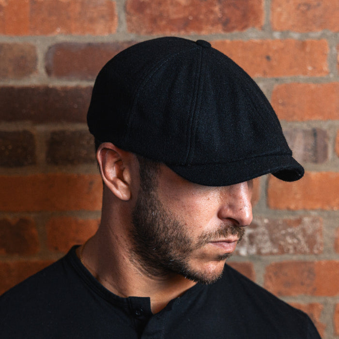 The Baker Boy Boston Scally Cap - Black - alternate image