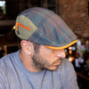 The Campfire Boston Scally Cap - Forest Green &amp;amp; Bonfire Plaid - alternate image 2