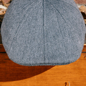 The Insulated Peaky Boston Scally Cap - Charcoal Herringbone - alternate image 12