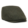 The Original Boston Scally Cap - Dark Olive Green Herringbone - featured image