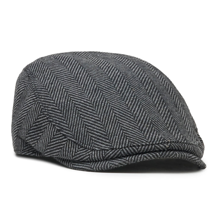 The Original Boston Scally Cap - Grey Herringbone - featured image