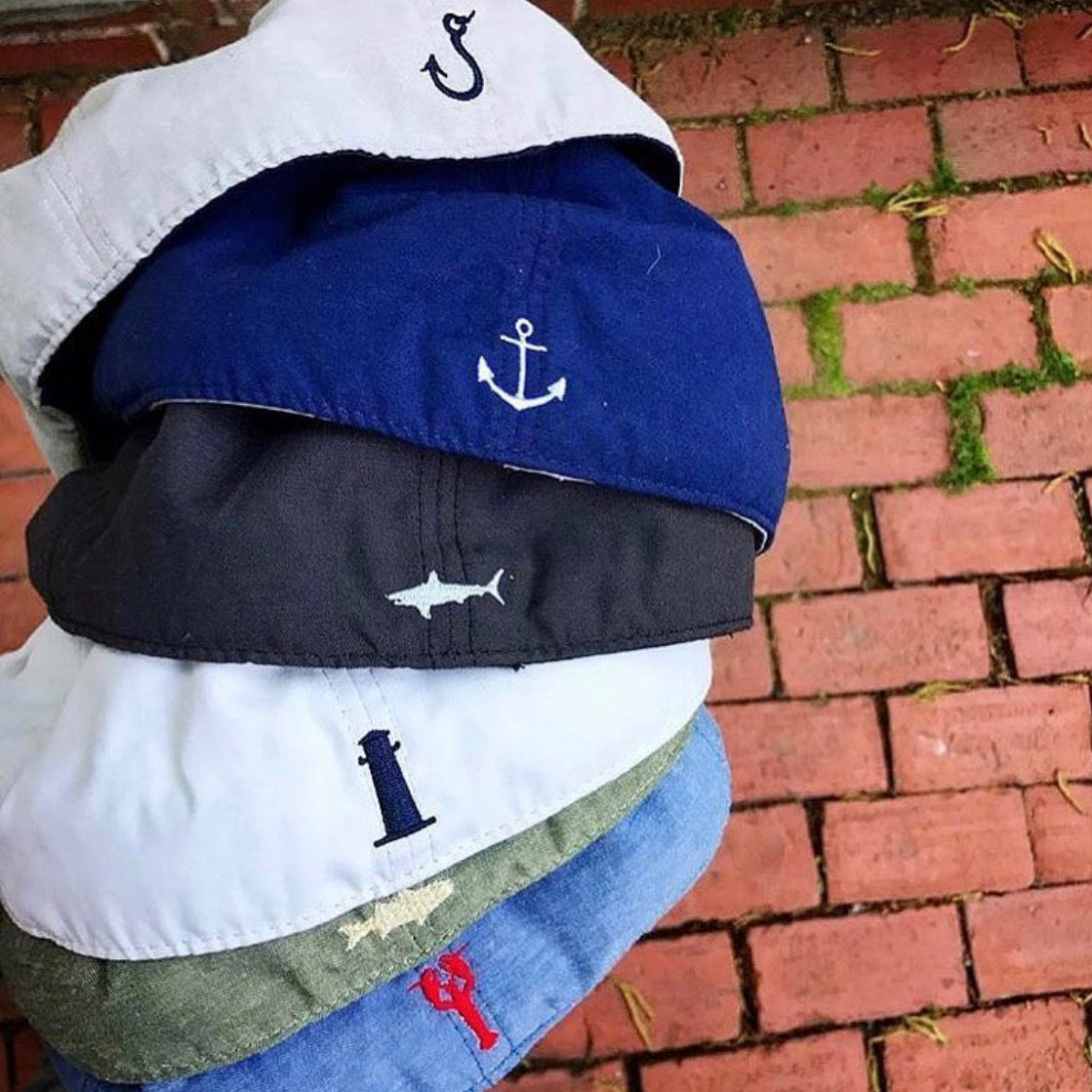 The Cape Codder Boston Scally Cap Fish Hook & Grey Sand Cotton