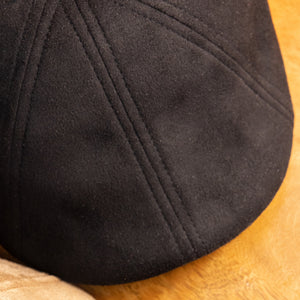The Suede Peaky Boston Scally Cap - Black - alternate image 12