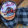 The Buffalo Insulated Baker Boy Boston Scally Cap - Black and Grey Plaid - alternate image 10