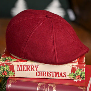 The Christmas Peaky Boston Scally Cap - Crimson - alternate image 7
