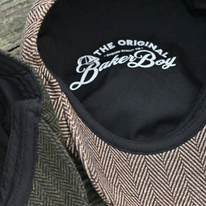 The Baker Boy Boston Scally Cap - Brown Herringbone - alternate image 10