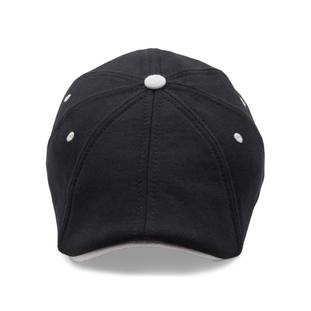 The UFC Eight Panel Boston Scally Cap (Flat Cap) - Black