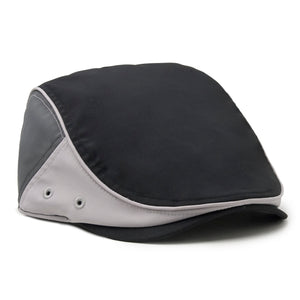 The Fairway Boston Scally Cap - Black with Grey - featured image