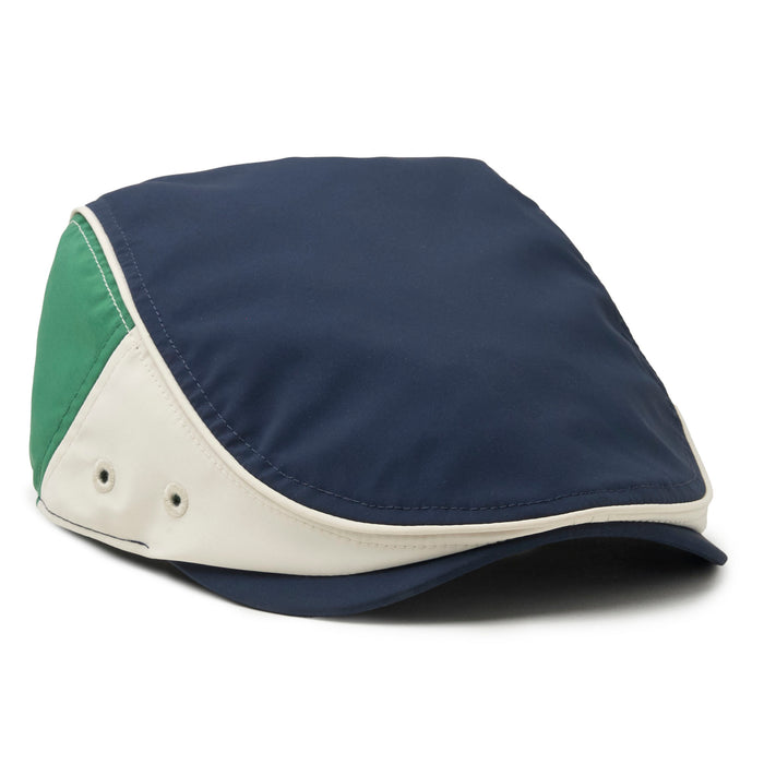 The Fairway Boston Scally Cap - Navy with Green - featured image