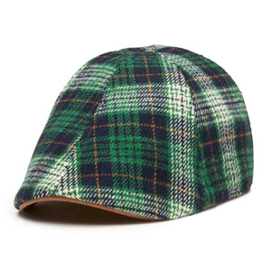 The Fighting Rock Boston Scally Cap - Green Plaid - alternate image 3