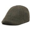The Donnybrook Boston Scally Cap - Dark Olive Green Herringbone - alternate image 3