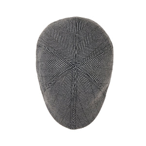 The Donnybrook Boston Scally Cap - Grey Herringbone - alternate image 6