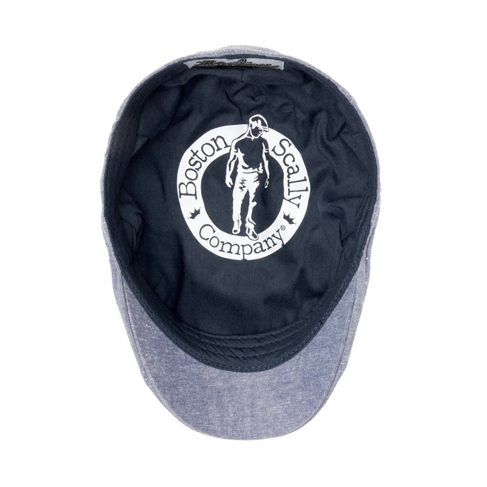 The Caddy Boston Scally Cap - Light Blue - alternate image