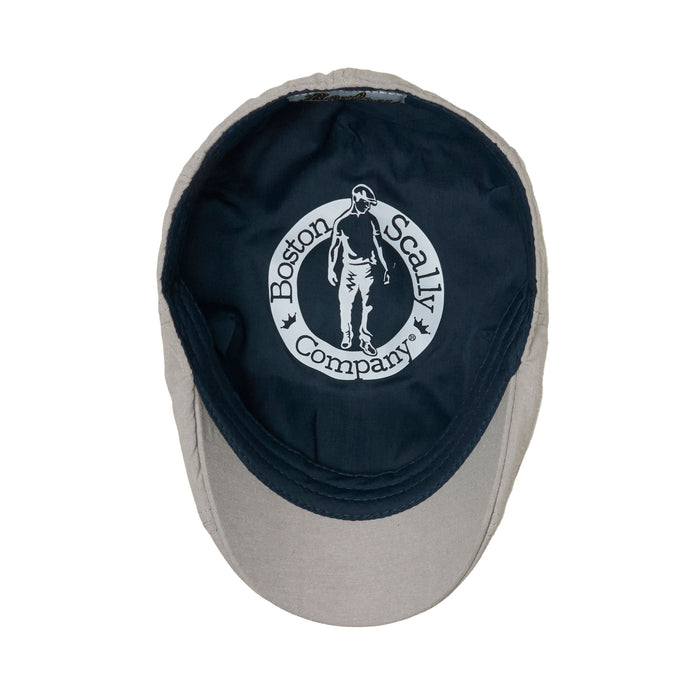 The Caddy Boston Scally Cap - Light Grey - alternate image
