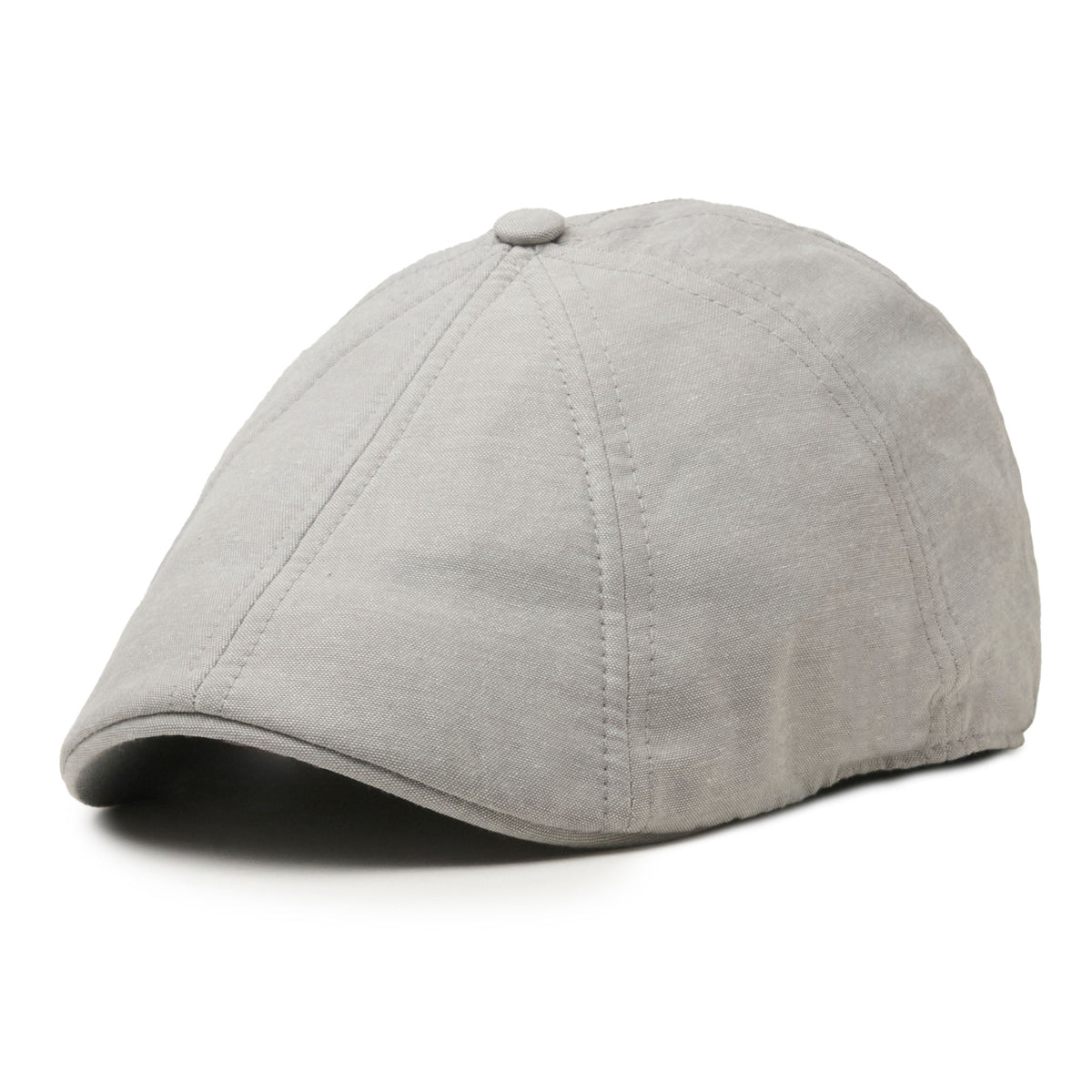 The Caddy Boston Scally Cap (Flat Cap) - Light Grey