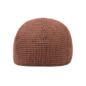 The Halloween Houndstooth Boston Scally Cap - Orange &amp;amp; Black - alternate image 6