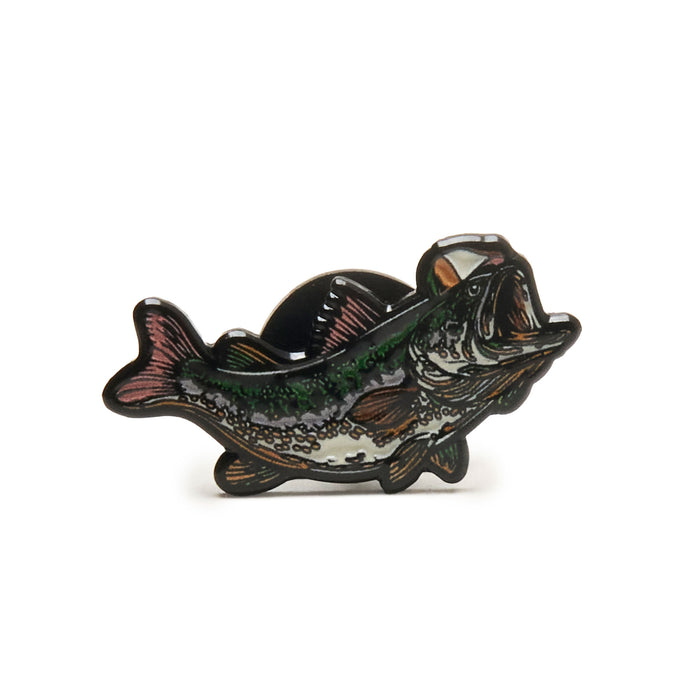 Boston Scally Large Mouth Bass Cap Pin - featured image