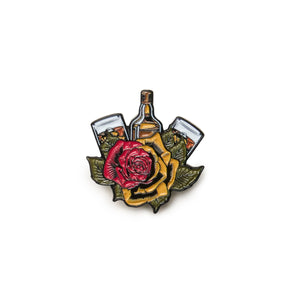 Boston Scally The Whiskey Rose Cap Pin - featured image
