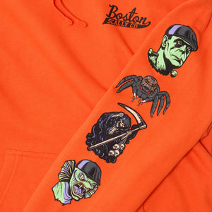 Boston Scally The Halloween Icon Hoodie - Orange - alternate image 2