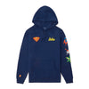 Boston Scally The Superman Icon Hoodie - Blue - featured image