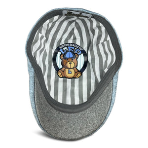The Leo Boston Scally Cap - Light Blue/Grey - alternate image 2
