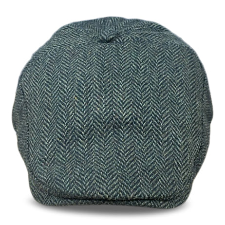The Original 5-Panel Boston Scally Cap - Dark Olive Green Herringbone - alternate image