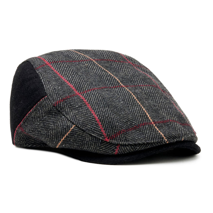 The Whiskey Boston Scally Cap - Smoke &amp; Rye Plaid - featured image