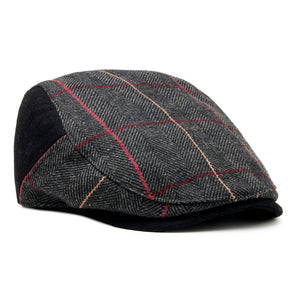 The Whiskey Boston Scally Cap - Smoke &amp;amp; Rye Plaid - featured image