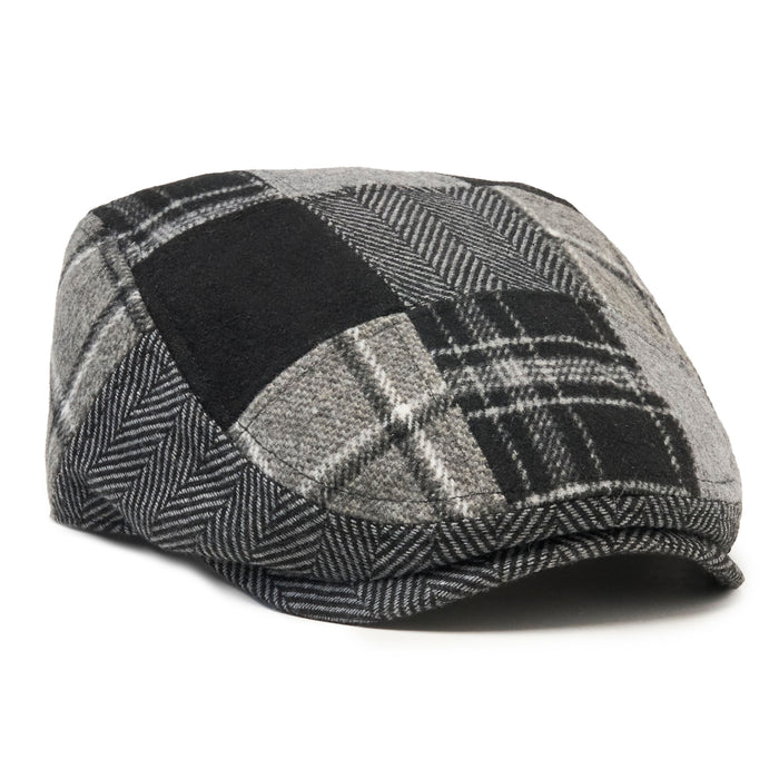 The Lunchbox Blackbox Edition Boston Scally Cap - Black Plaid - featured image