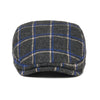 The Heritage Boston Scally Cap - Charcoal with Blue/White Plaid - alternate image 4