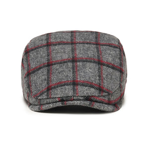 The Heritage Boston Scally Cap - Grey with Black/Red Plaid - alternate image 4