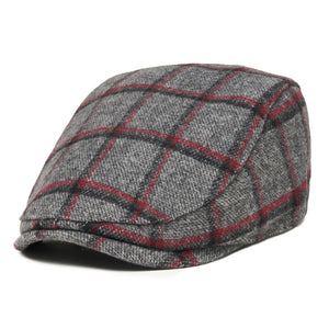 The Heritage Boston Scally Cap - Grey with Black/Red Plaid - alternate image 3