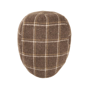 The Heritage Boston Scally Cap - Light Brown with Tan/White Plaid - alternate image 6