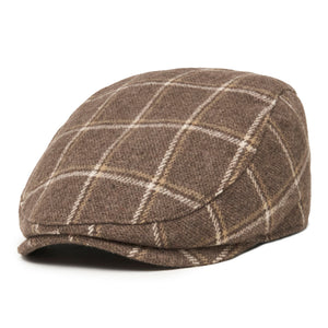 The Heritage Boston Scally Cap - Light Brown with Tan/White Plaid - alternate image 3
