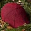 The Holiday Herringbone Peaky Boston Scally Cap - Red Herringbone - alternate image 11