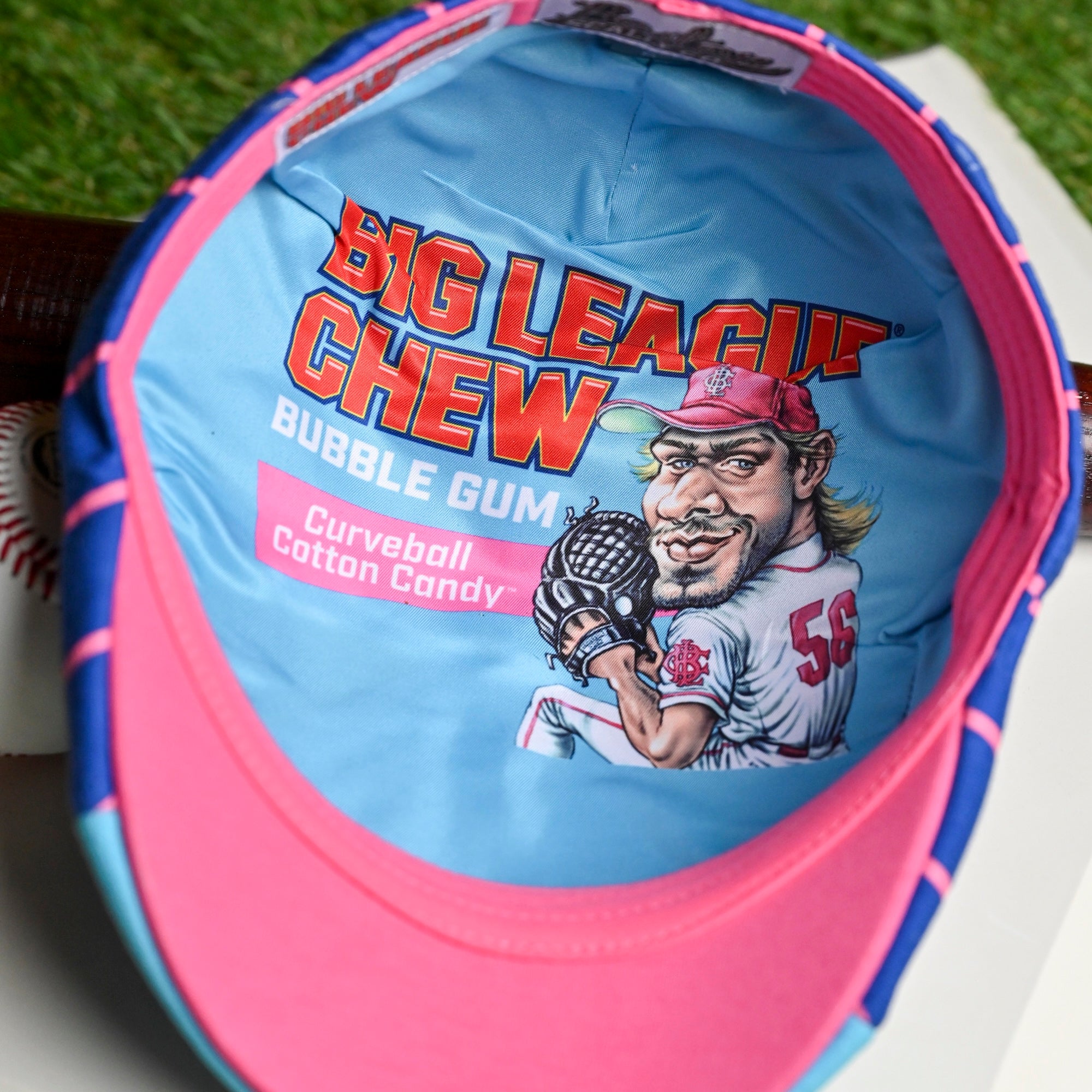 The Big League Chew Boston Scally Cap - Curveball Cotton Candy