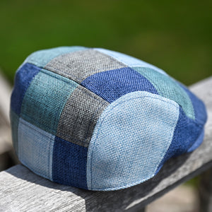 The Saltbox Boston Scally Cap - Blue Patchwork - alternate image 10