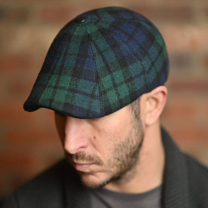 The Scot Boston Scally Cap - Black Watch Tartan - alternate image