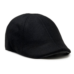 The Kenmore Boston Scally Cap - Coolidge Black &amp;amp; Black Brim - featured image