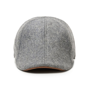 The Kenmore Boston Scally Cap - Allston Grey &amp;amp; Brown Brim - alternate image 4