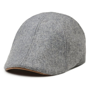 The Kenmore Boston Scally Cap - Allston Grey &amp;amp; Brown Brim - alternate image 3