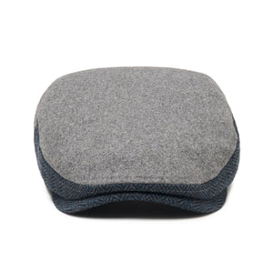 The Legacy Boston Scally Cap - Grey &amp;amp; Patriot Blue Herringbone - alternate image 4