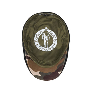 The Responder Boston Scally Cap - Military Black &amp;amp; Camouflage - alternate image 2