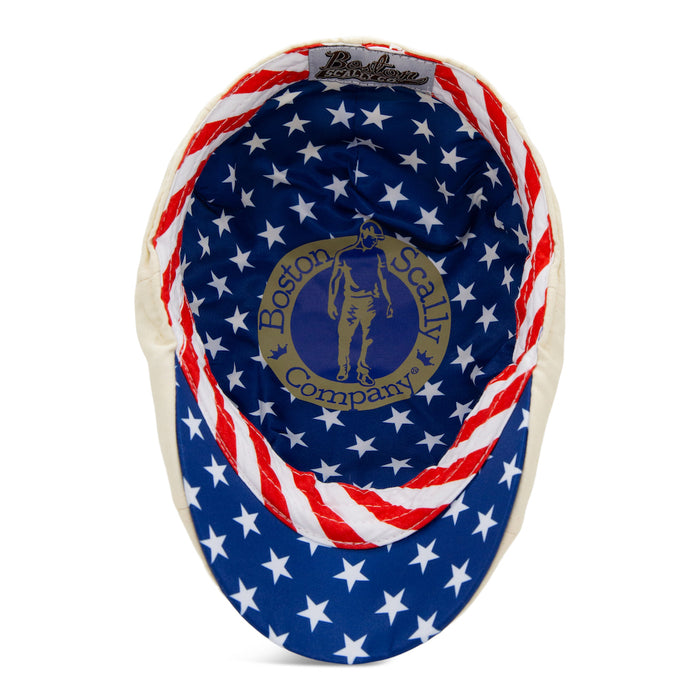 The Declaration Boston Scally Cap - Vintage White - alternate image
