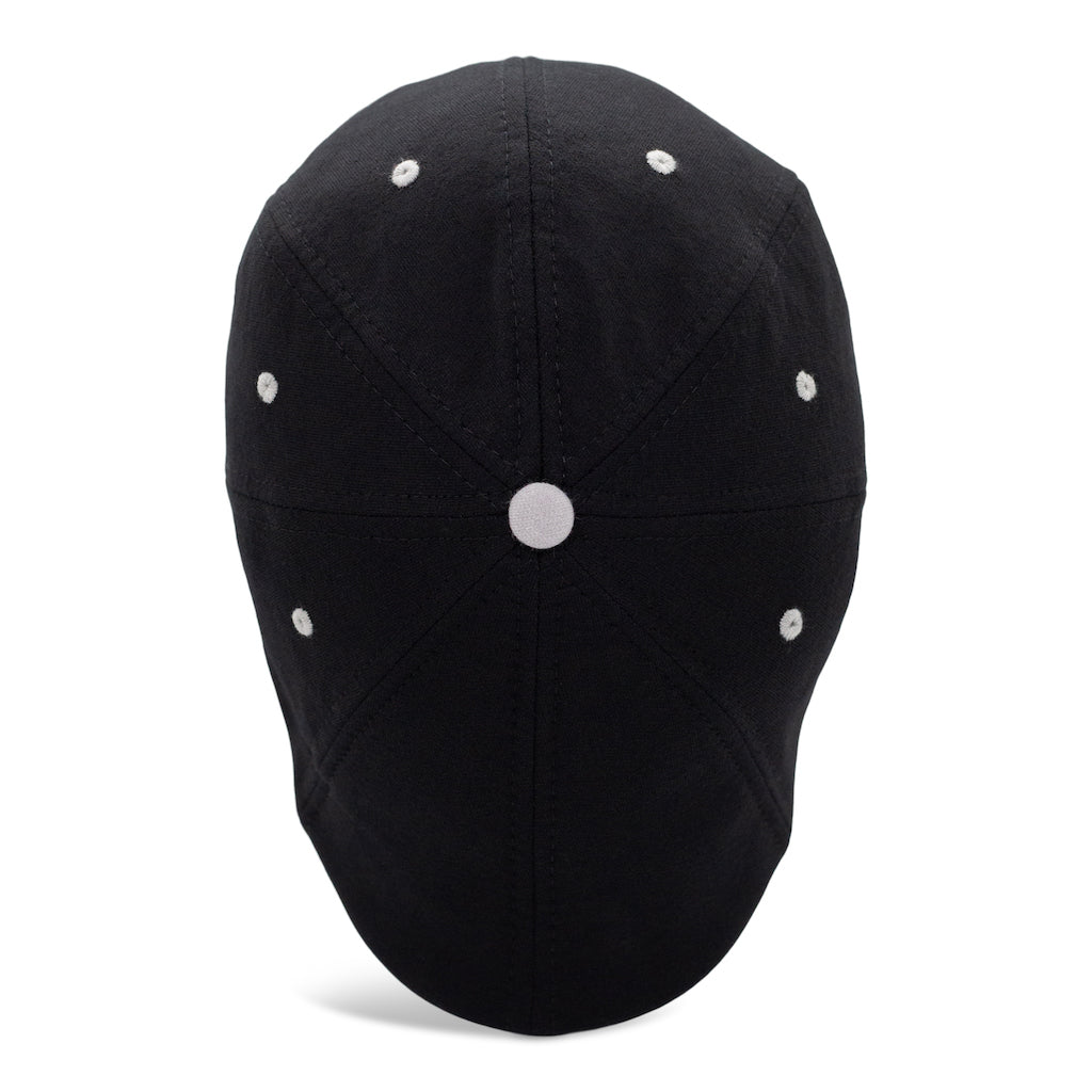 Eightfold Cap The UFC Eight Panel Boston Scally Cap (Flat Cap) - Black