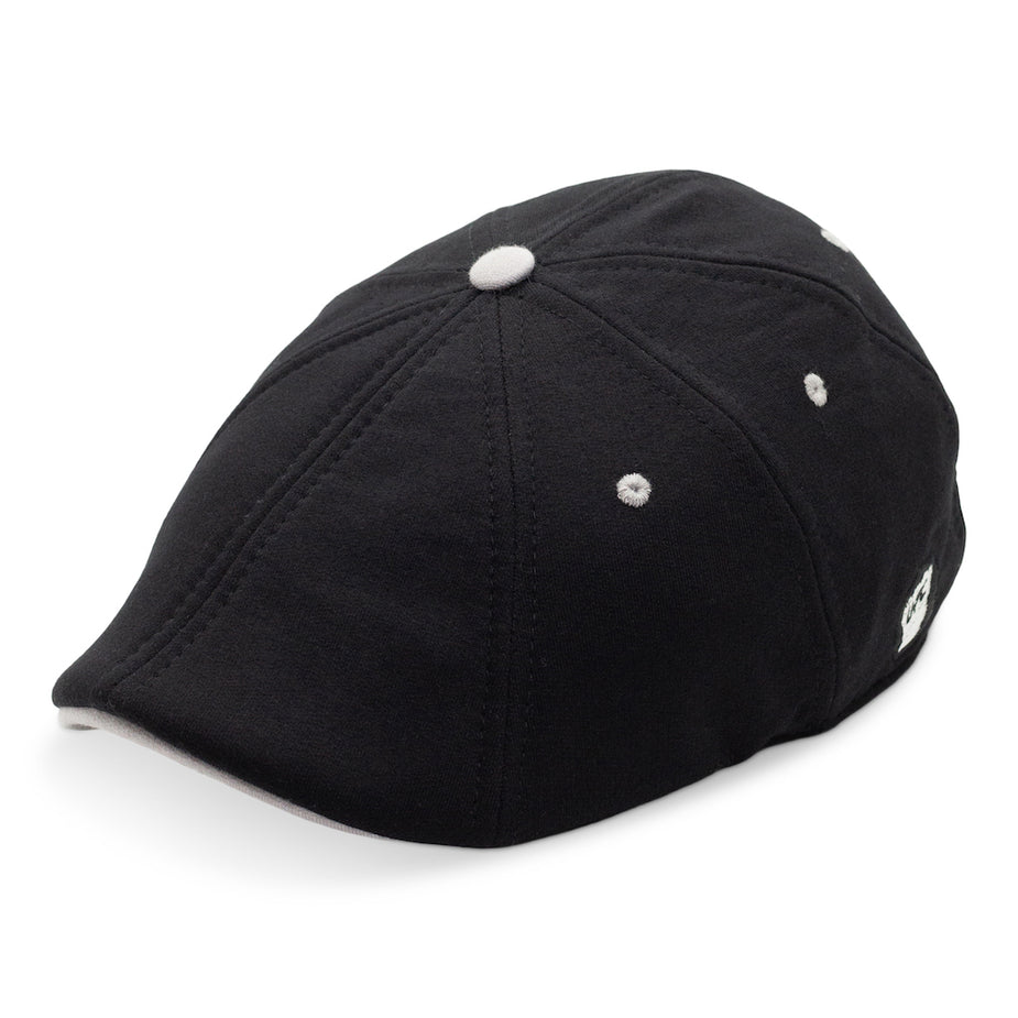 Eightfold Cap The UFC Eight Panel Boston Scally Cap (Flat Cap) - Black